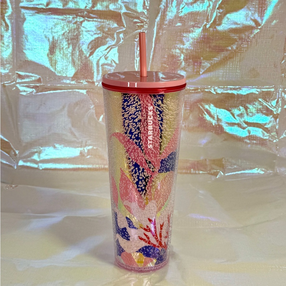 Starbucks Summer 2021 Coral Reef Venti Cup